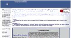 Desktop Screenshot of gospellessons.info