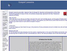 Tablet Screenshot of gospellessons.info